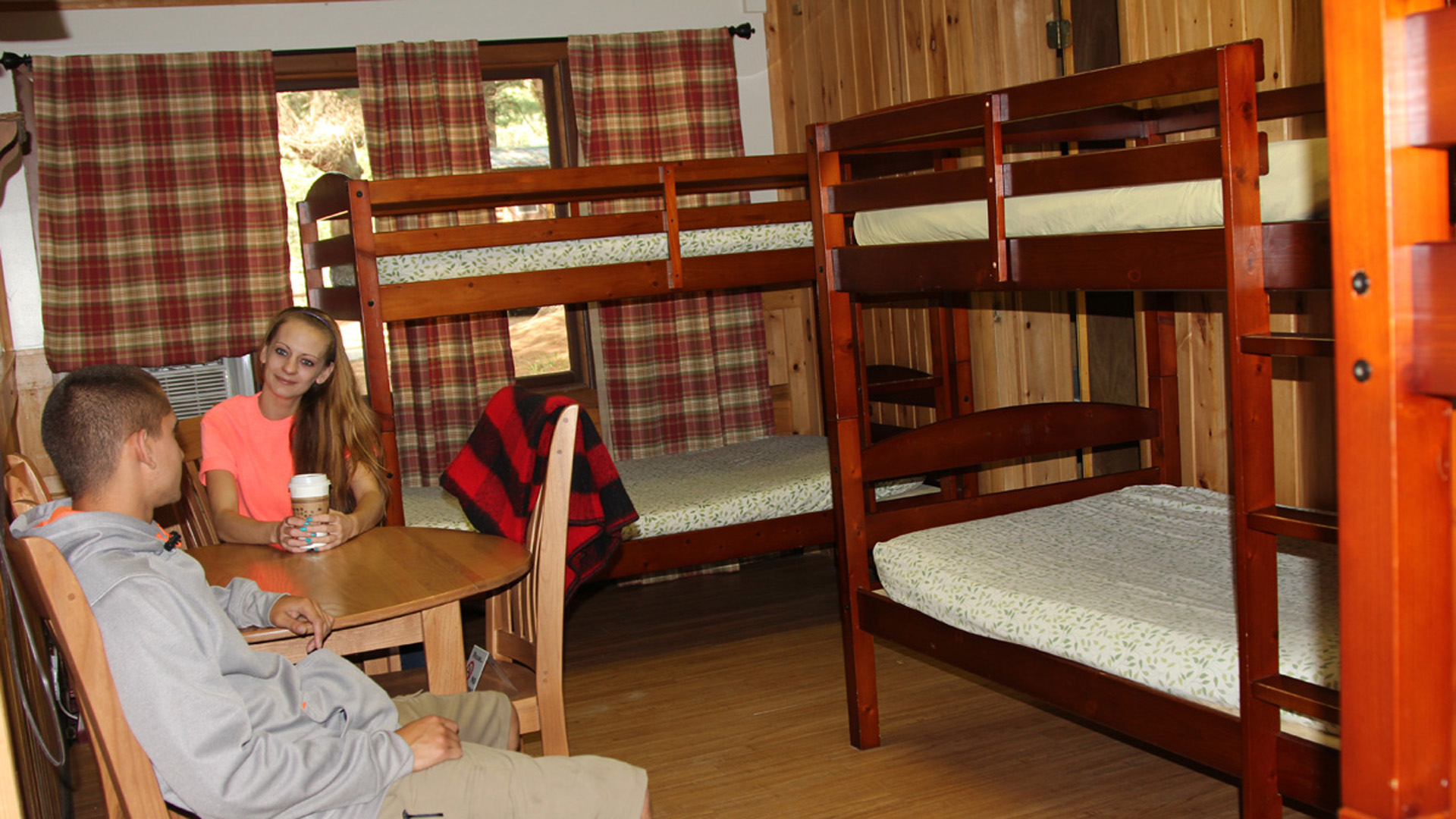 bunk beds in one of our bunkhouses