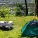 tent and picnic area for camping Indian Head Canoeing Rafting Kayaking Tubing Delaware River