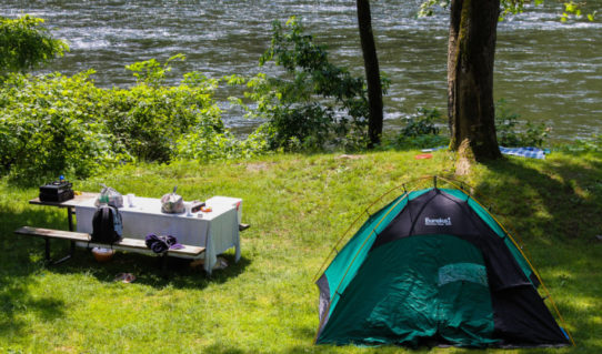 tent and picnic area for camping Indian Head Canoeing Rafting Kayaking Tubing Delaware River