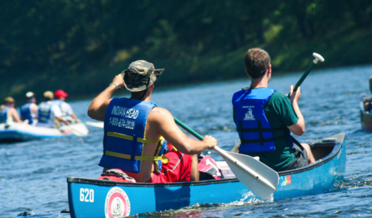canoeing on a sunny day Indian Head Canoeing Rafting Kayaking Tubing Delaware River