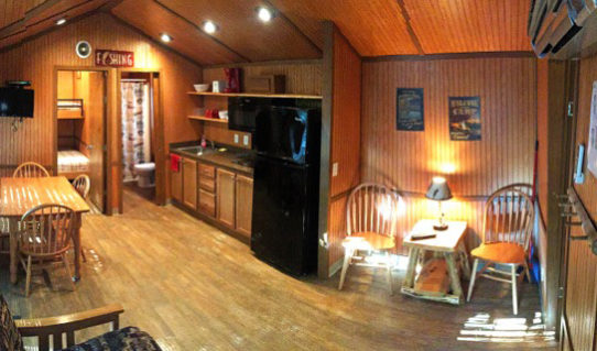 full view of deluxe cabin on Delaware River Indian Head Canoeing Rafting Kayaking Tubing Delaware River