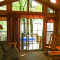 living room in deluxe cabin Indian Head Canoeing Rafting Kayaking Tubing Delaware River