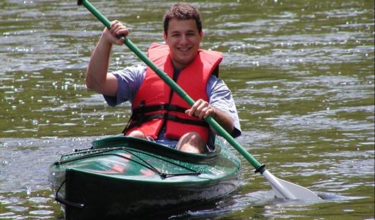 man in kayak Indian Head Canoeing Rafting Kayaking Tubing Delaware River