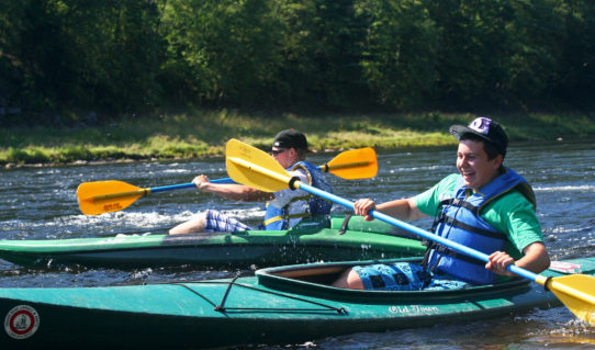 two men kayaking on Delaware River Indian Head Canoeing Rafting Kayaking Tubing Delaware River