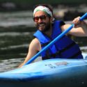 man kayaking on Delaware River Indian Head Canoeing Rafting Kayaking Tubing Delaware River