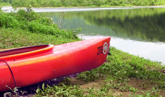 kayak off shore in Matamoras Indian Head Canoeing Rafting Kayaking Tubing Delaware River