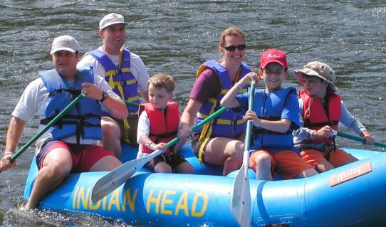 adults and children enjoy rafting Indian Head Canoeing Rafting Kayaking Tubing Delaware River
