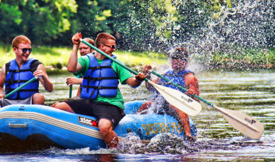 a little splash fun rafting to Barryville Indian Head Canoeing Rafting Kayaking Tubing Delaware River