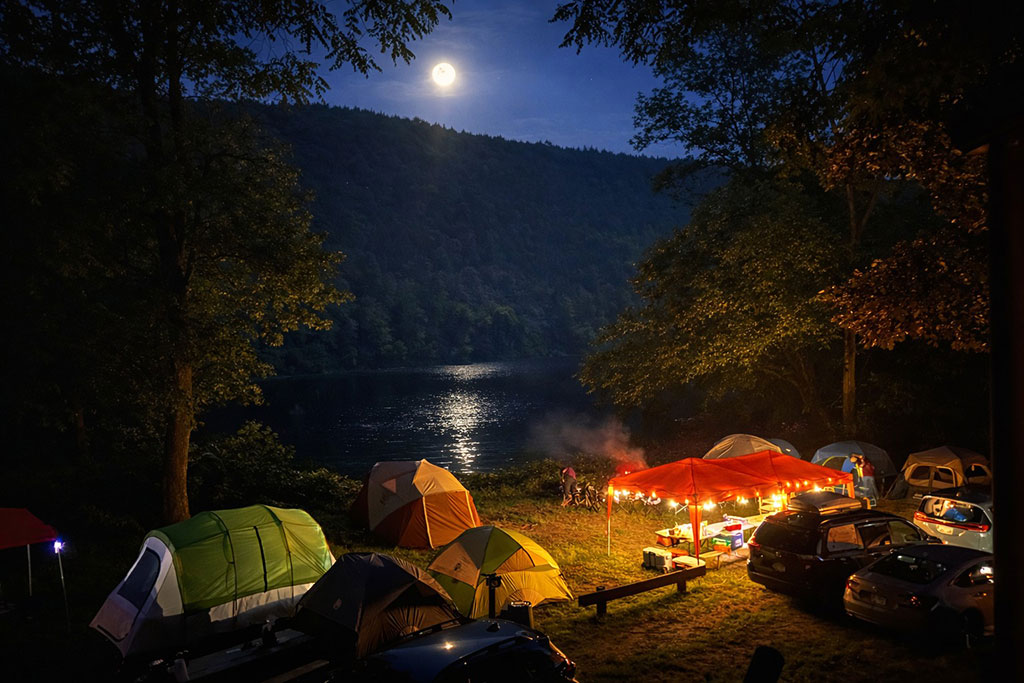 Camping at Barryville